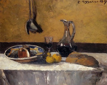 Nature morte 1867 Camille Pissarro Peinture à l'huile